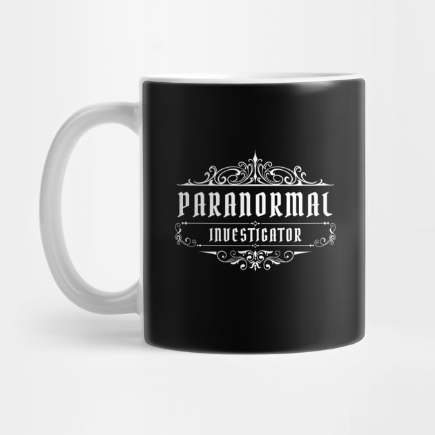 Vintage Paranormal Investigator by Paranormalshirts
